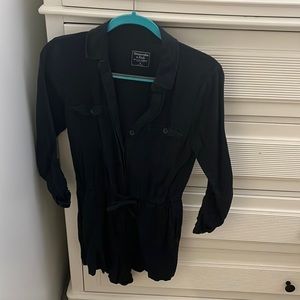 Navy blue romper from Abercrombie & Fitch